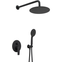 Душевая система Cezares Nautic NAUTIC-DSIP-NOP Черная матовая