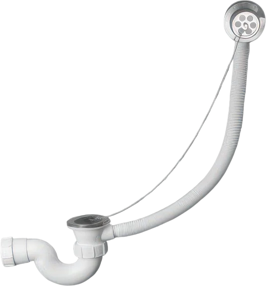 Слив-перелив для ванны McAlpine MRB1-NS 40 мм, хром