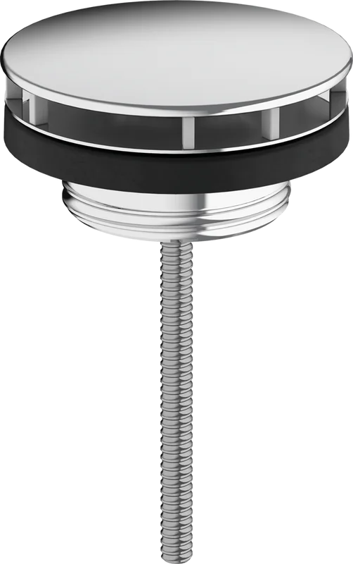 Донный клапан Hansgrohe 50001000 для раковины, универсальный, с фиксированной крышкой, хром