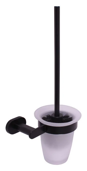 Ёршик для унитаза Rav Slezak Yukon YUA0500CMAT черный матовый