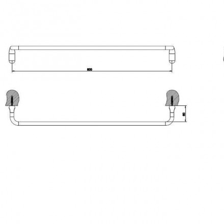 Полотенцедержатель Gessi Goccia 38103#031