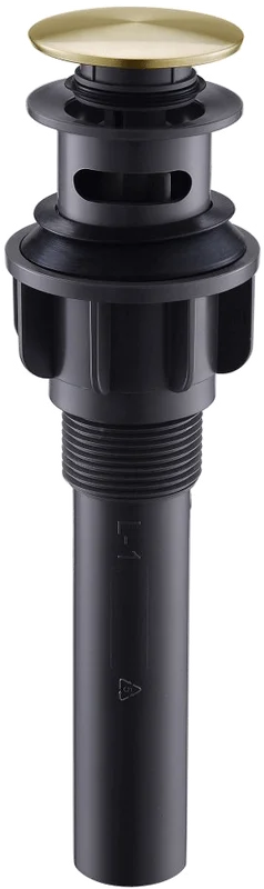 Донный клапан BelBagno BB-PCU-03-BORO клик клак, брашированное золото