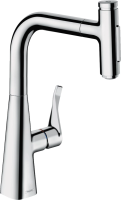 Смеситель для кухни Hansgrohe Metris Select M71 73822000, хром