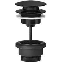 Донный клапан Gessi Gessi316 54599#707 для раковины, универсальный, клик клак, шлифованное Black Metal PVD
