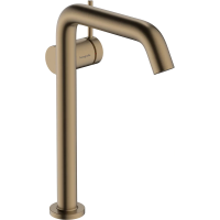 Смеситель для раковины Hansgrohe Tecturis S 73370140 CoolStart, с донным клапаном, бронза