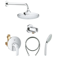 Душевой комплект 180 мм Grohe Eurosmart New 124440