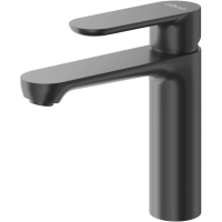 Смеситель для раковины Cezares Stylus STYLUS-LS-NOP с донным клапаном, черный матовый