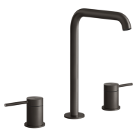 Смеситель для раковины Gessi FLESSA 54011#707 цвет-Black Metal Brushed PVD
