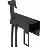 Гигиенический душ со смесителем Boheme Q 147-BВ черный матовый