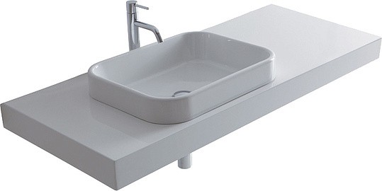 раковина накладная galassia meg11 60 см 5452