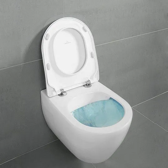 унитаз подвесной villeroy & boch subway 2.0 5614 r0 r1 ceramicplus, цвет альпийский белый