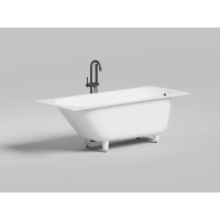 Ванна из литьевого мрамора Salini S-Stone Ornella 102326M 160x70 см, белый матовый
