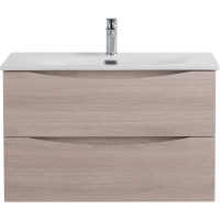 Тумба под раковину BelBagno Marino Rovere Grigio MARINO-CER-MINI-800-2C-SO-RG-P 79,6 см, подвесная, серый дуб