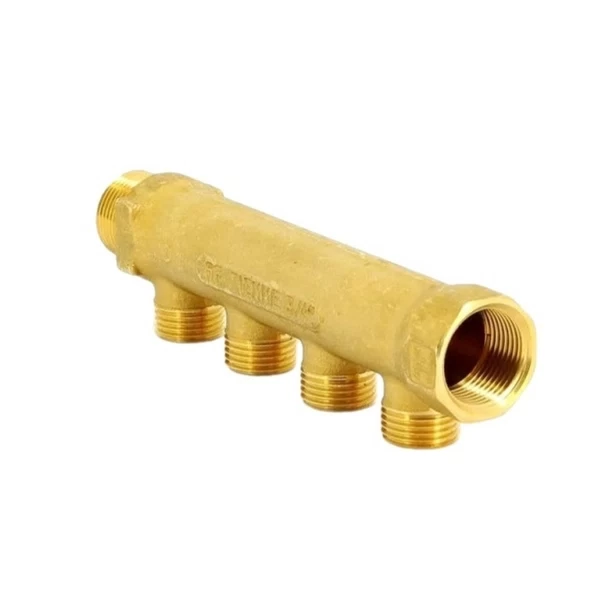 коллектор tiemme 3/4 вр(г) х 4 выхода 1/2 нр(ш) ек х 3/4 нр(ш) регулируемый (1910001)