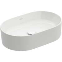 Раковина Villeroy & Boch Collaro 4A195601 накладная, 56x36 см, альпийский белый