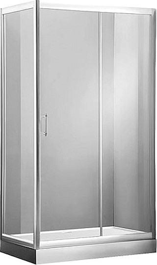 Душевой уголок Aquanet Alfa NAA1131 00168417 120×80 профиль хром, стекло прозрачное