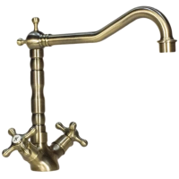 Смеситель для кухни Ulgran бронза U-014