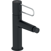 Смеситель Jacob Delafon Odeon Rive Gauche E21033-CP-BL для биде, с донным клапаном, хром/черный