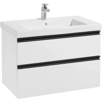 Тумба 78,5 см Roca Domi A857459806 белый глянец