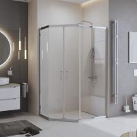 Душевой уголок BelBagno Uno 120×90 UNO-195-PH-2-120/90-C-Cr профиль хром, стекло прозрачное