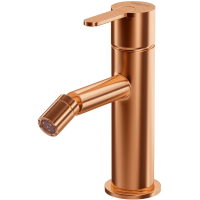 Смеситель Cezares Leaf LEAF-BSM-SS для биде, с донным клапаном, бронза