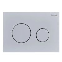 Кнопка смыва для инсталляции Splendy Stable Rest SR302TMCR для унитаза, пластик, цвет хром