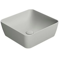 Раковина GSI Nubes 903817 накладная, 38x38 см, Cenere opaco (Серый матовый)
