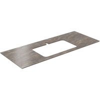 Столешница 117 см коричневый глянец для раковин встраиваемых сверху Kerama Marazzi Plaza Classic Парнас PL2.VT280\120T