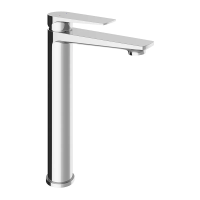 Смеситель Aqueduto Linha LIN0300 для раковины, без донного клапана, хром