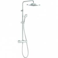 Душевая стойка Kludi Logo Dual Shower System 6809805-00 с термостатом