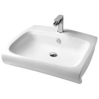 Artceram/Hidra HI-LINE Раковина 60х50 см, 1 отв., подвесная/накладная, цвет: белый