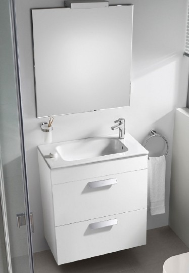 Тумба под раковину Roca Debba 60 ZRU9302708 подвесная Белая