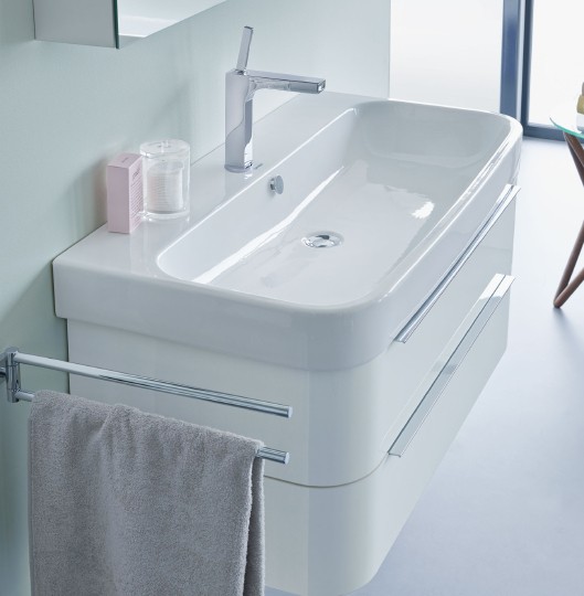 тумба под раковину duravit happy d 2 h2636402222 подвесная белая