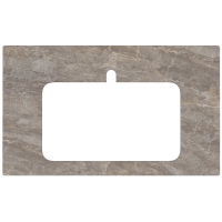 Столешница 80 см коричневый глянец для раковин встраиваемых сверху Kerama Marazzi Plaza Classic Парнас PL2.VT280\80T