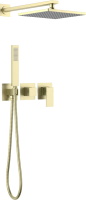 Душевой комплект Timo Selene SX-2169/17SM С ВНУТРЕННЕЙ ЧАСТЬЮ, золото матовое