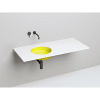 Раковина Salini S-Stone Marea 04 1802204MF 42x42 см, встраиваемая снизу, покраска по RAL матовый полностью