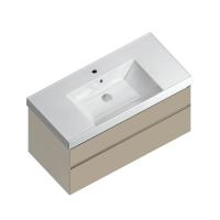Тумба под раковину Kerama Marazzi Cubo CUB.100.2\LIM 100 подвесная, лимо матовый