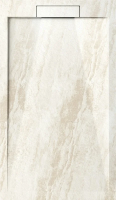 Поддон для душа Esbano Luxe ESPLM128DR бежевый мрамор