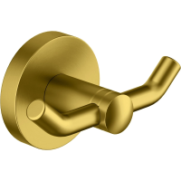 Крючок Timo Saona 13012/20 двойной, для ванны, темное золото матовый