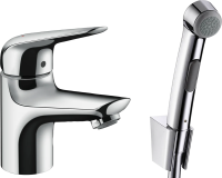 Смеситель для раковины с гигиеническим душем Hansgrohe Novus 71144000