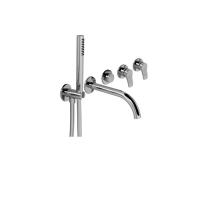 Встроенный смеситель для ванны Fantini AL/23 26 02 B719B цвет хром