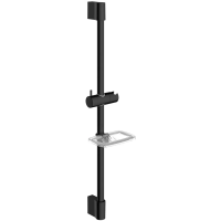 Душевая штанга AQUAme AQM8203B 72 см, черный