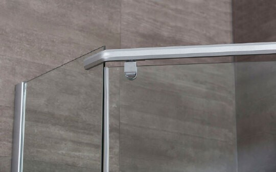 душевой уголок erlit comfort 90×90 er10109v-c1 профиль хром, стекло прозрачное