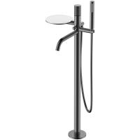 Смеситель для ванны Boheme Stick 129-GM.2 Оружейная сталь