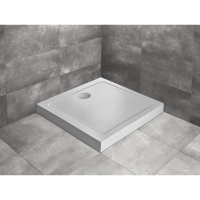 Акриловый поддон 80x80 см Radaway Doros C Compact Stone White SDRC8080-05-04S