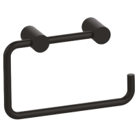 Держатель туалетной бумаги Iddis Petite без крышки, сплав металлов, черный матовый PETBL00i43