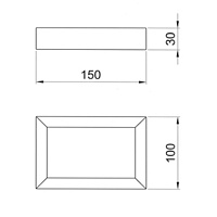 Мыльница Fantini Linea 96 P4 7630 черный матовый