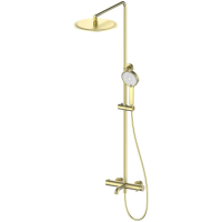 Душевая система Wonzon & Woghand Stick WW-88739017-BG 300 мм, со смесителем, золотой матовый