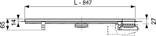 душевой лоток tece drainline 90x90 610900 угловой без крышки