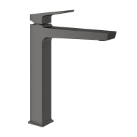 Смеситель для раковины Aqueduto Claro L CLA0345 оружейная сталь